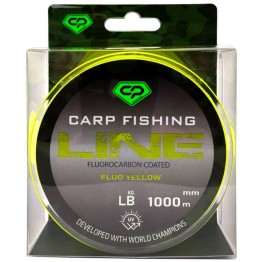 Леска монофильная Carp Pro Fluorocarbon Coated Fluo Yellow 1000 м